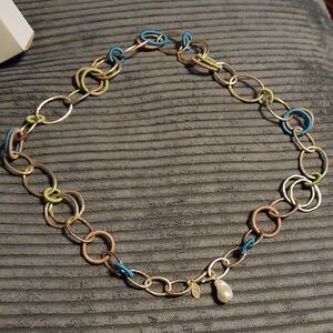 Chico's 36" Goldtone Accent Belt